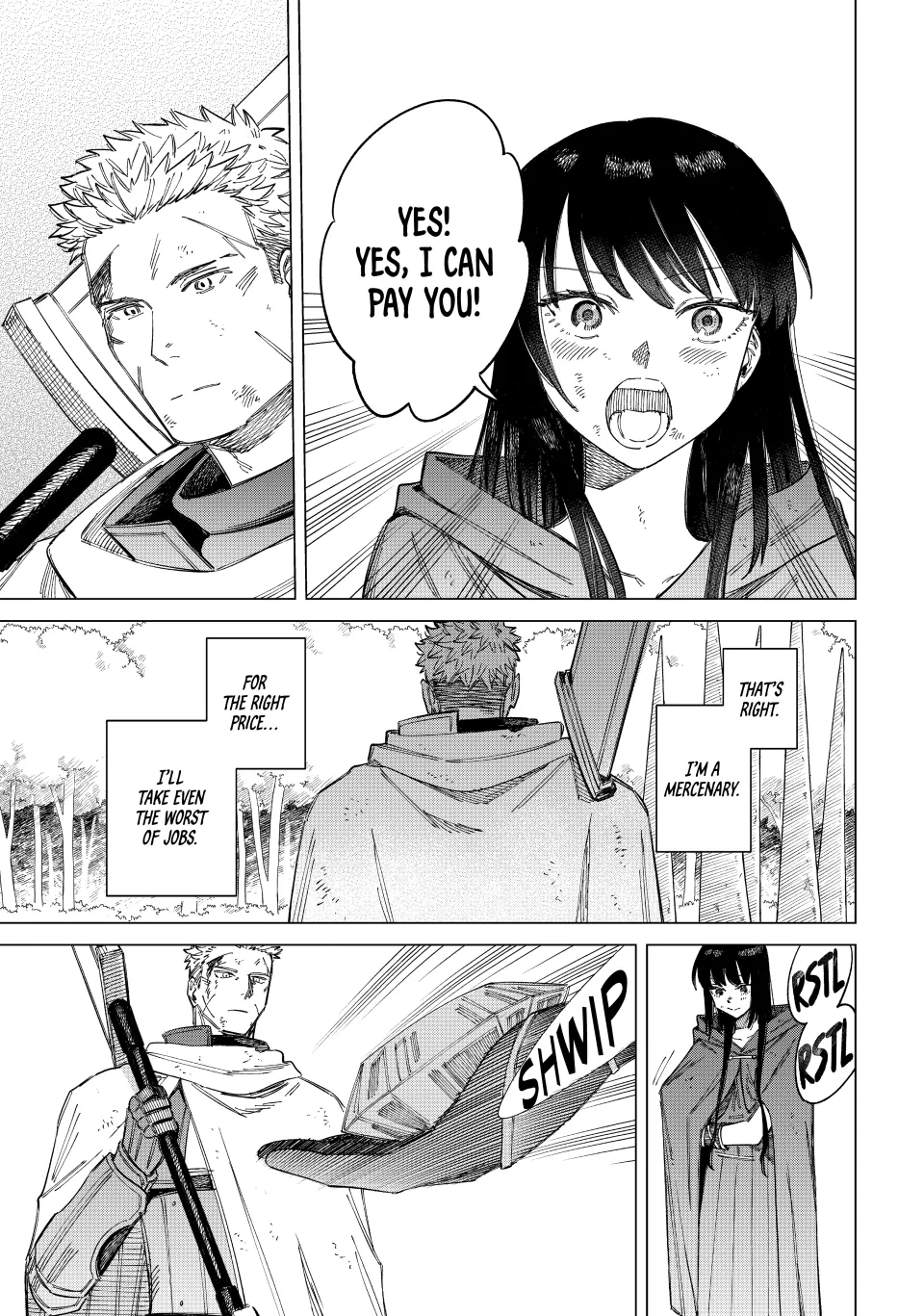 Read The Witch and the Mercenary Manga Online