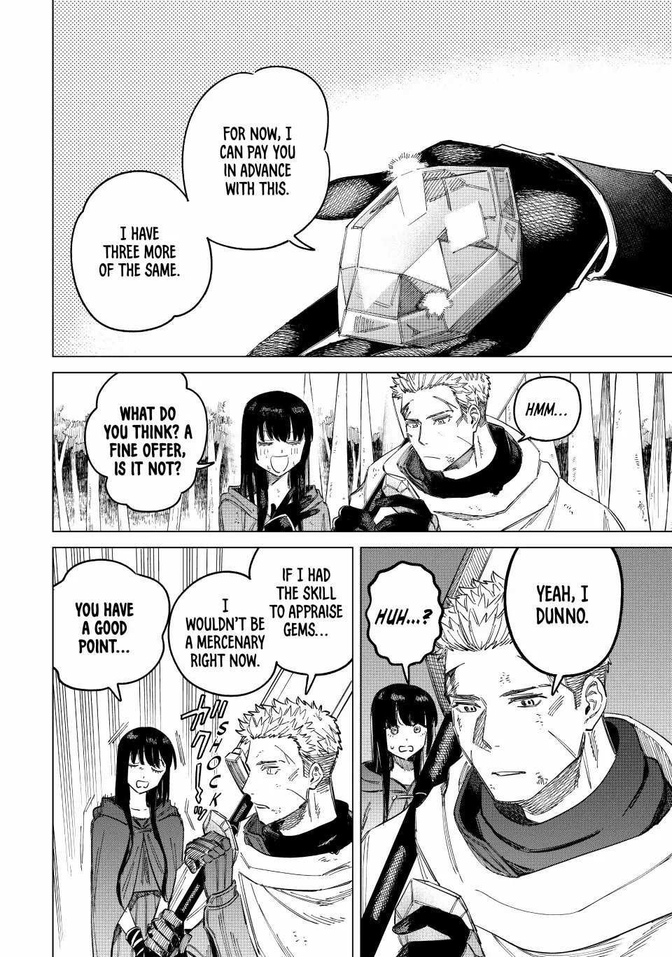 Read The Witch and the Mercenary Manga Online
