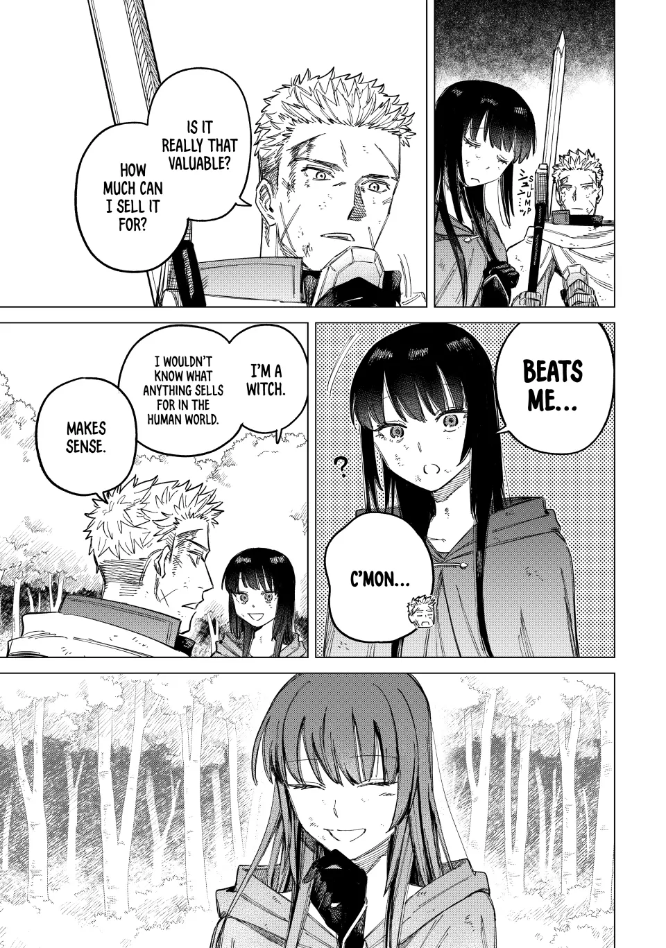 Read The Witch and the Mercenary Manga Online