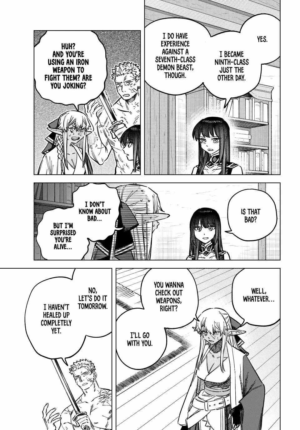 Read The Witch and the Mercenary Manga Online