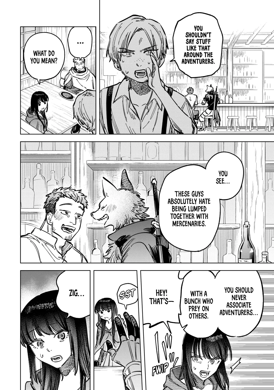 Read The Witch and the Mercenary Manga Online