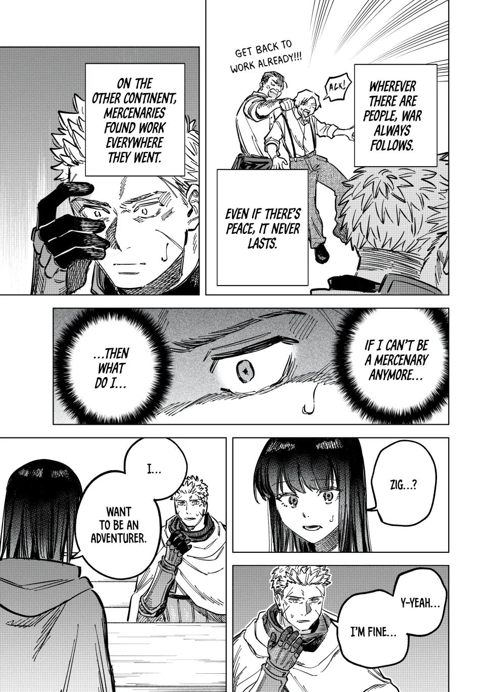 Read The Witch and the Mercenary Manga Online