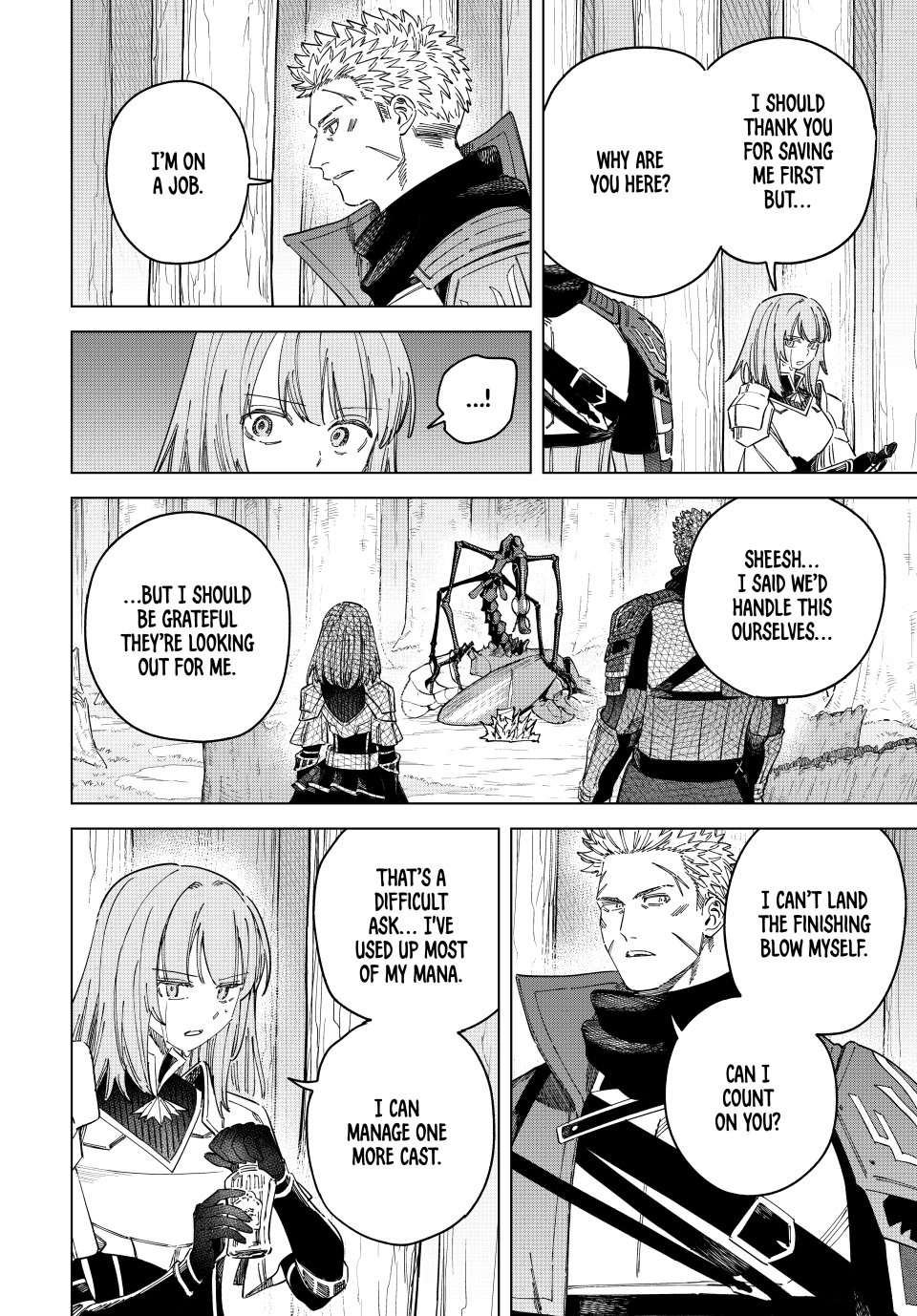 Read The Witch and the Mercenary Manga Online