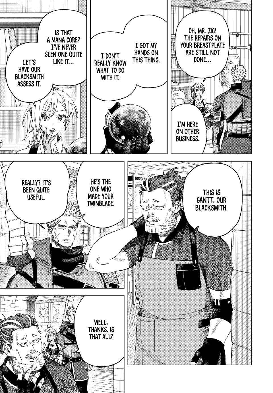 Read The Witch and the Mercenary Manga Online