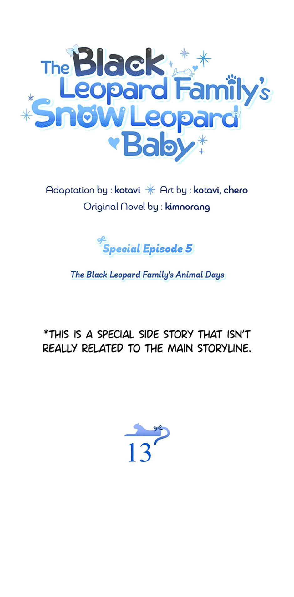 Read The snow leopard baby of the black leopard family Manga Online