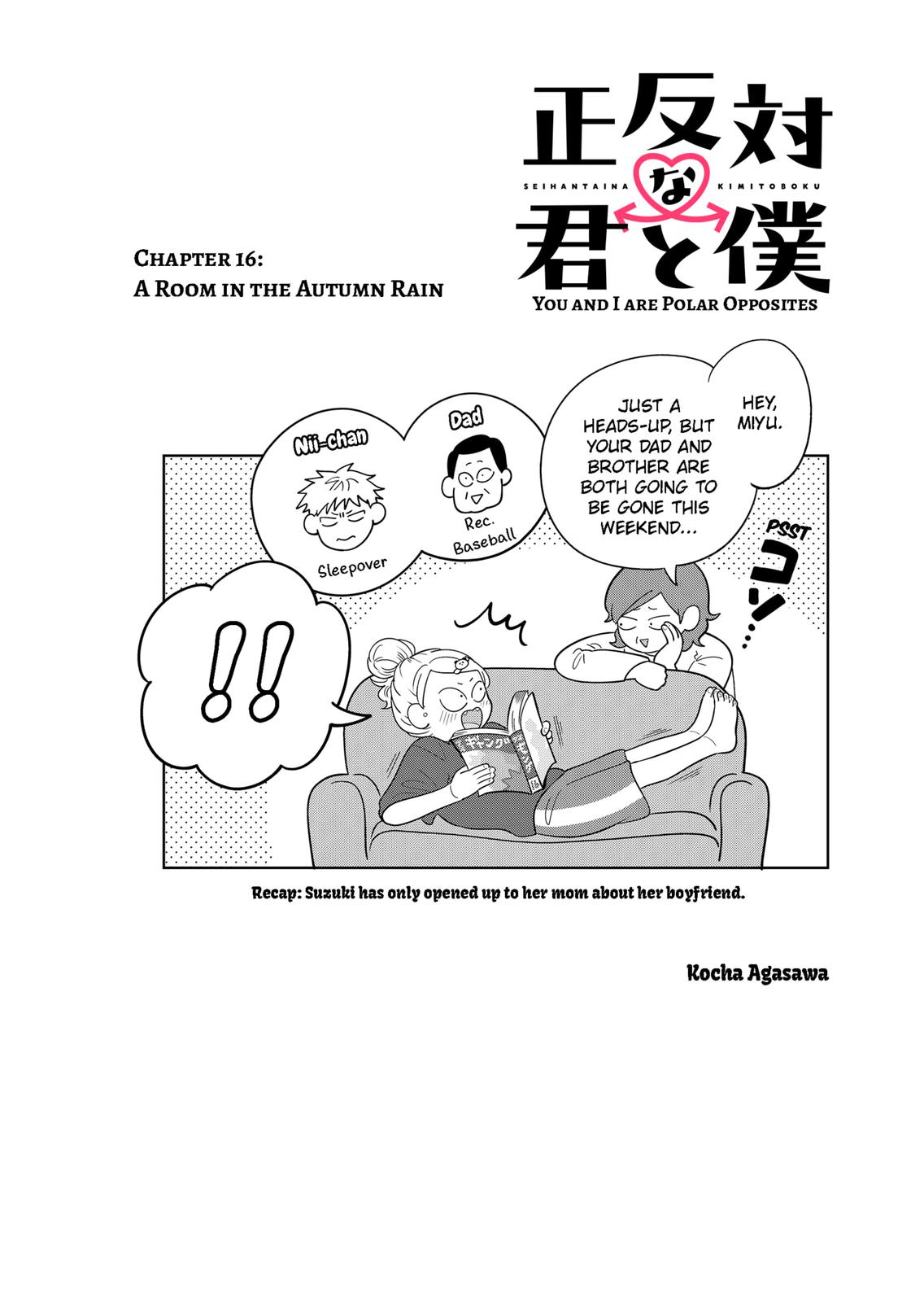 Read You and I are Polar Opposites Manga Online