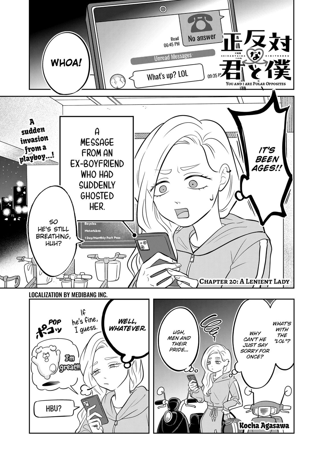 Read You and I are Polar Opposites Manga Online