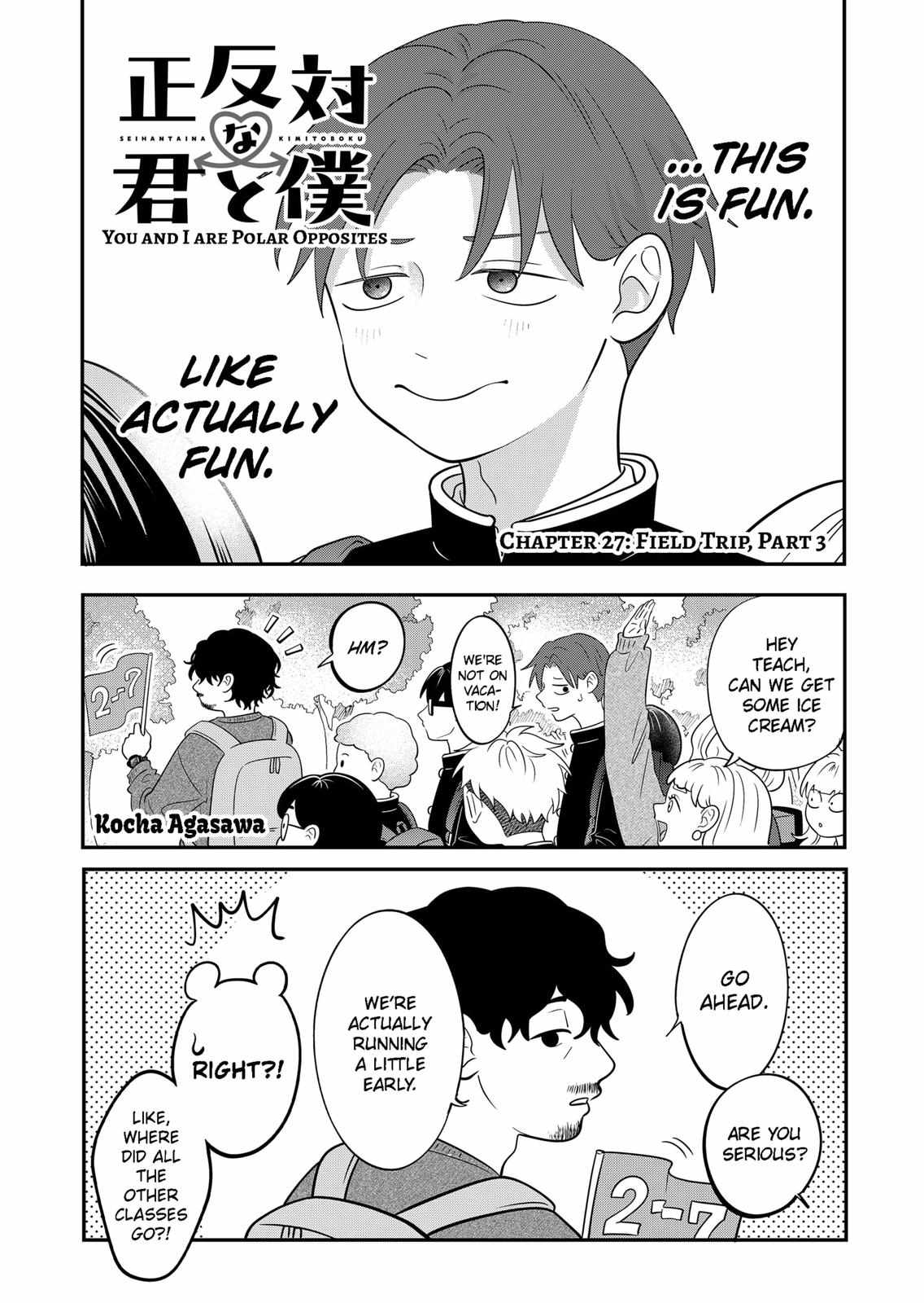 Read You and I are Polar Opposites Manga Online