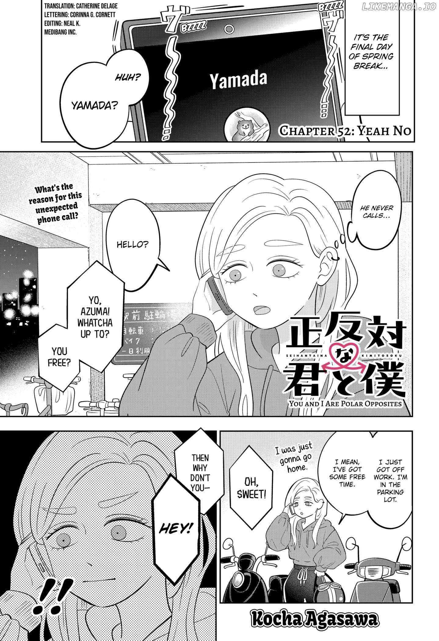 Read You and I are Polar Opposites Manga Online