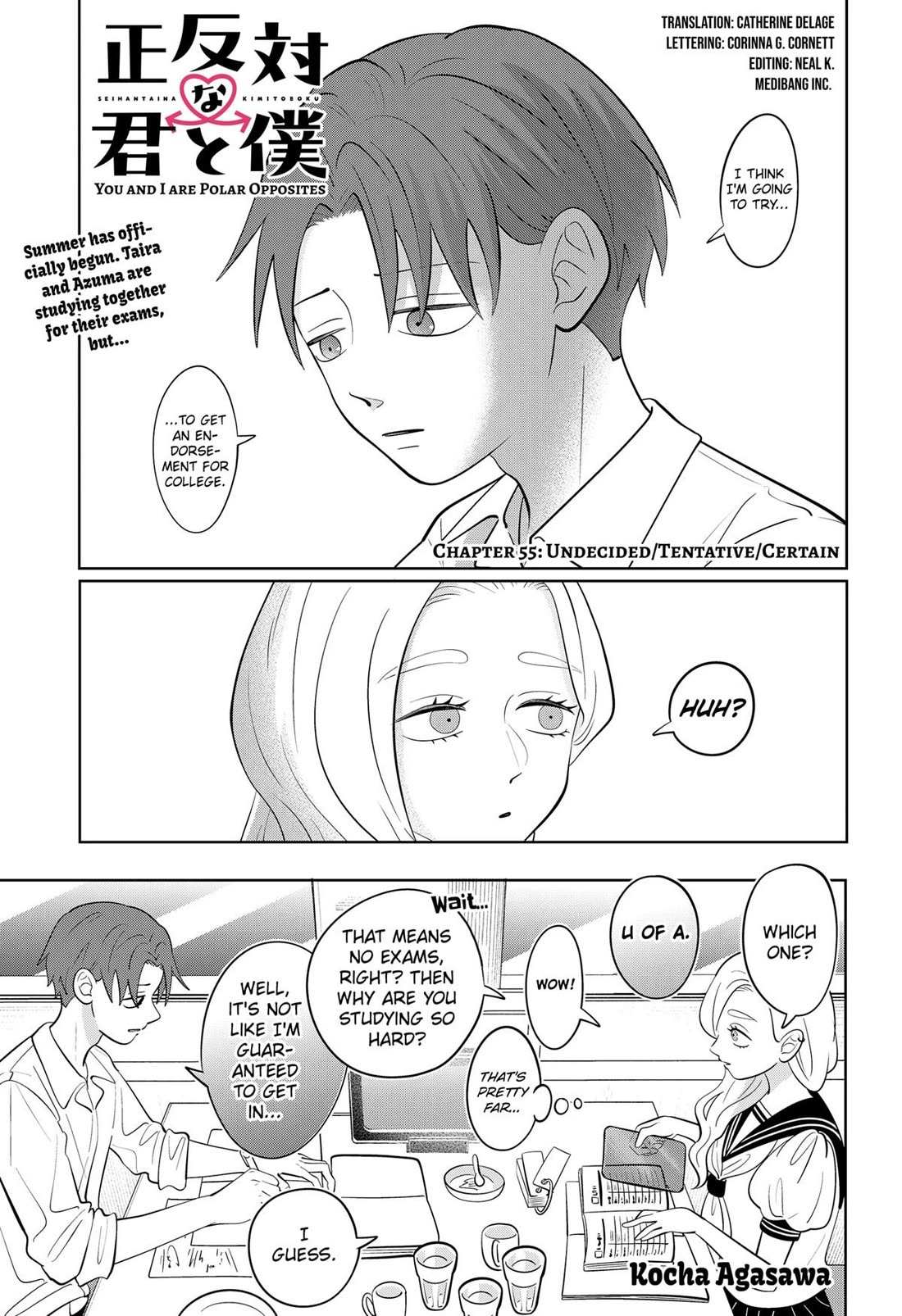 Read You and I are Polar Opposites Manga Online