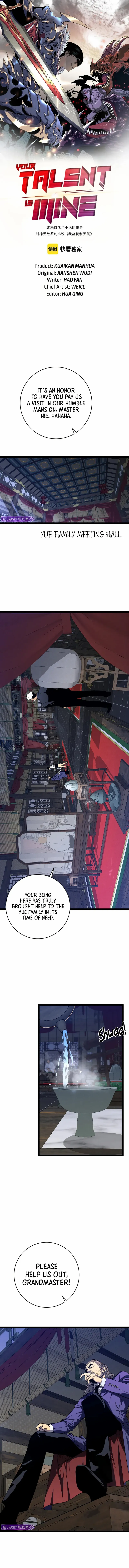 Read Your Talent is Mine Manga Online