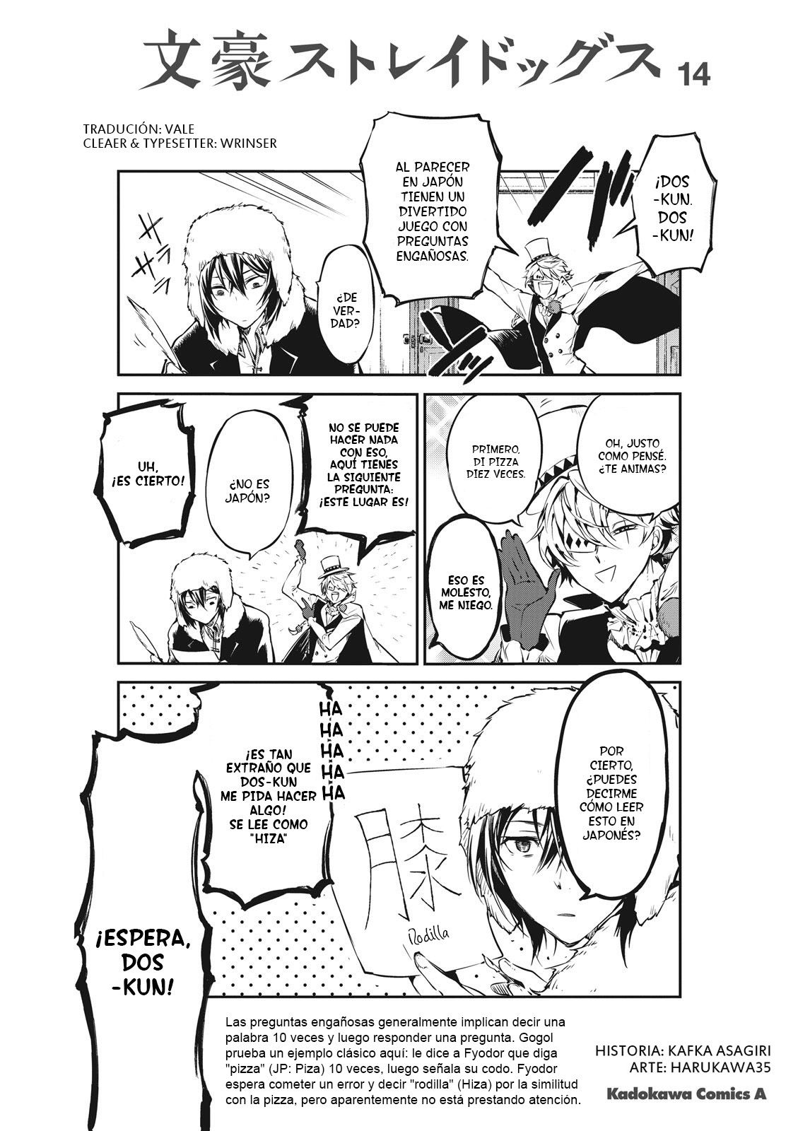 Read Bungou Stray Dogs (es) Manga Online