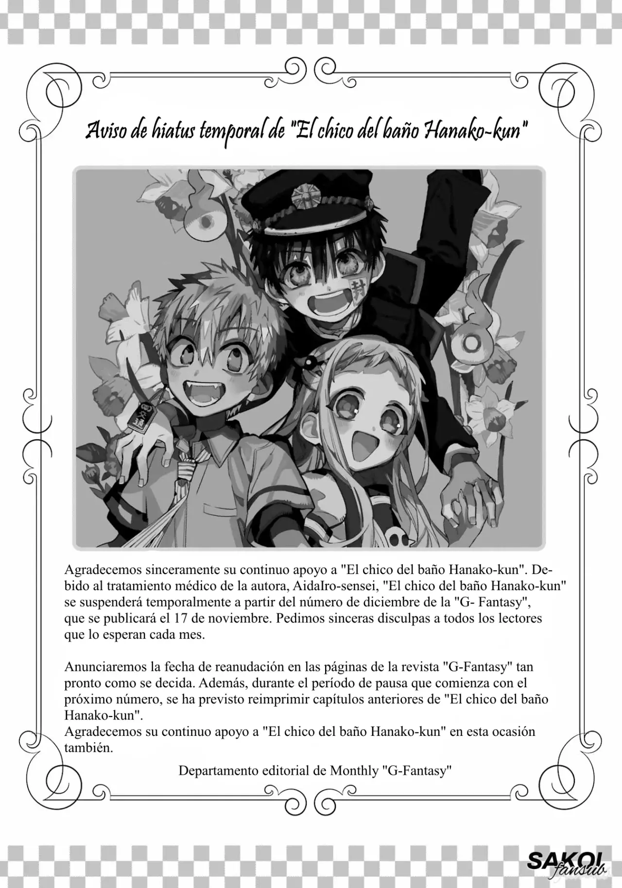 Read El Chico del Baño Hanako-kun (es) Manga Online