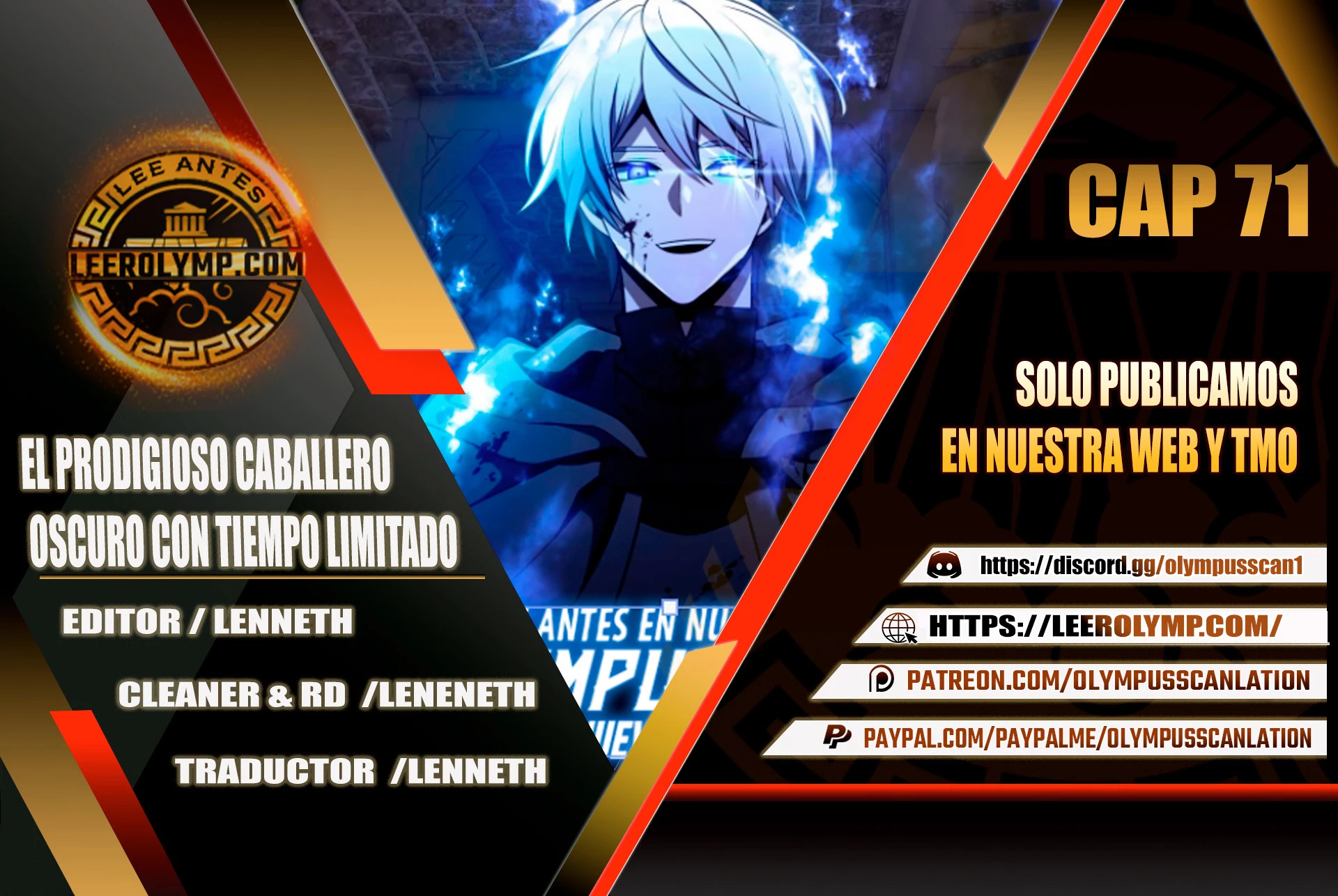 Read El prodigioso caballero oscuro con tiempo limitado (es) Manga Online