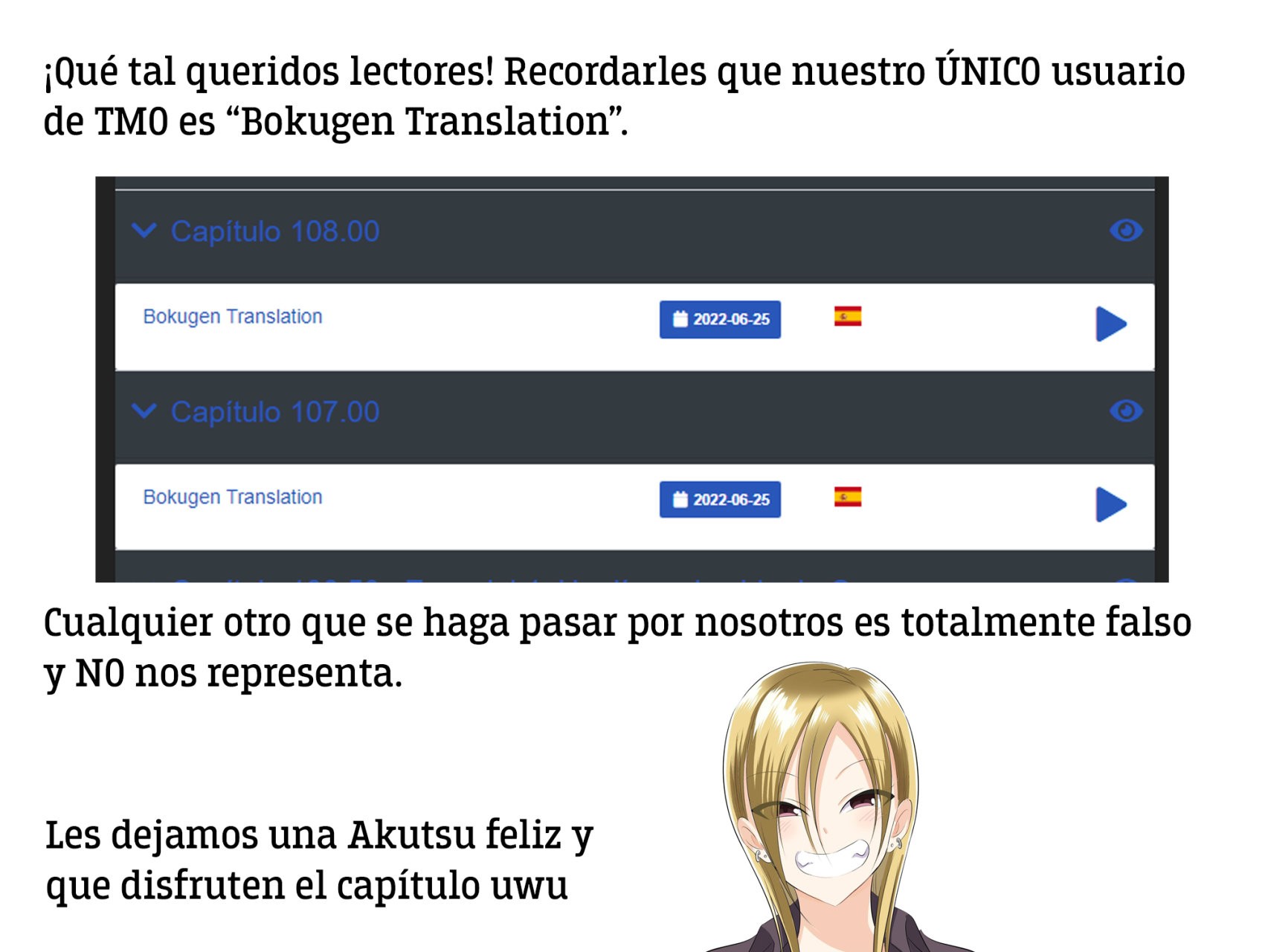 Read Kaette kudasai! Akutsu-san (es) Manga Online