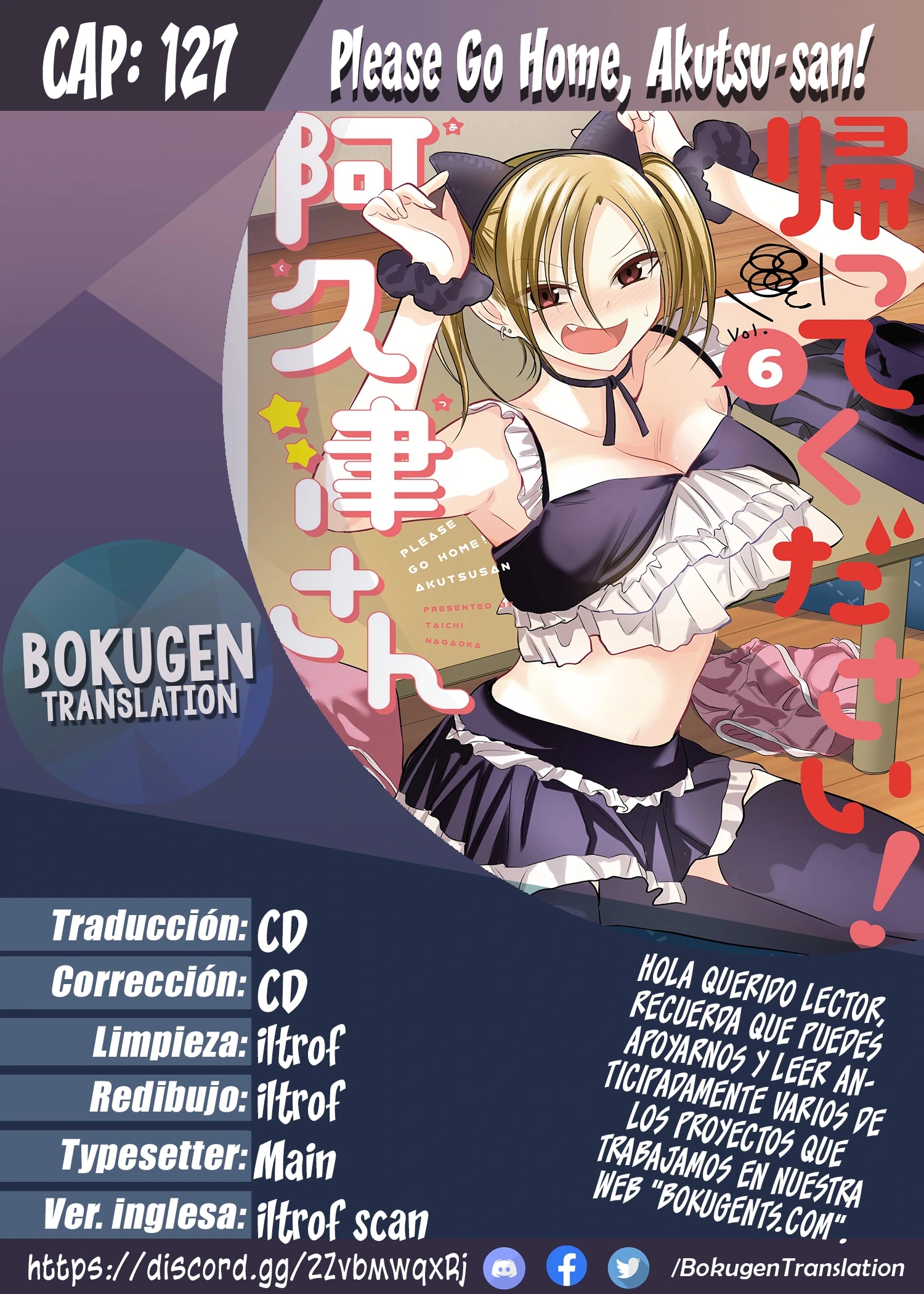 Read Kaette kudasai! Akutsu-san (es) Manga Online