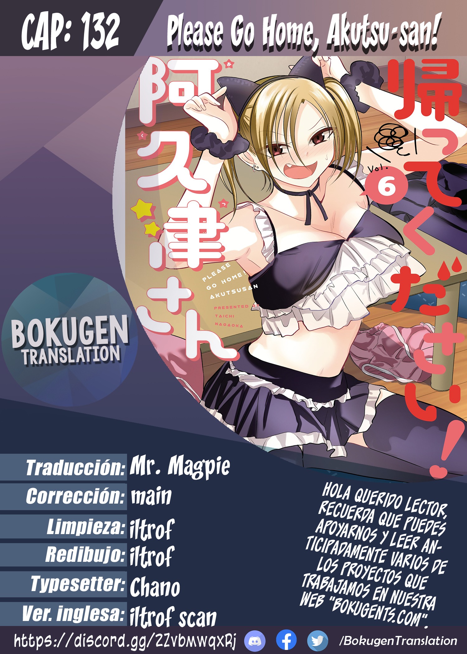 Read Kaette kudasai! Akutsu-san (es) Manga Online