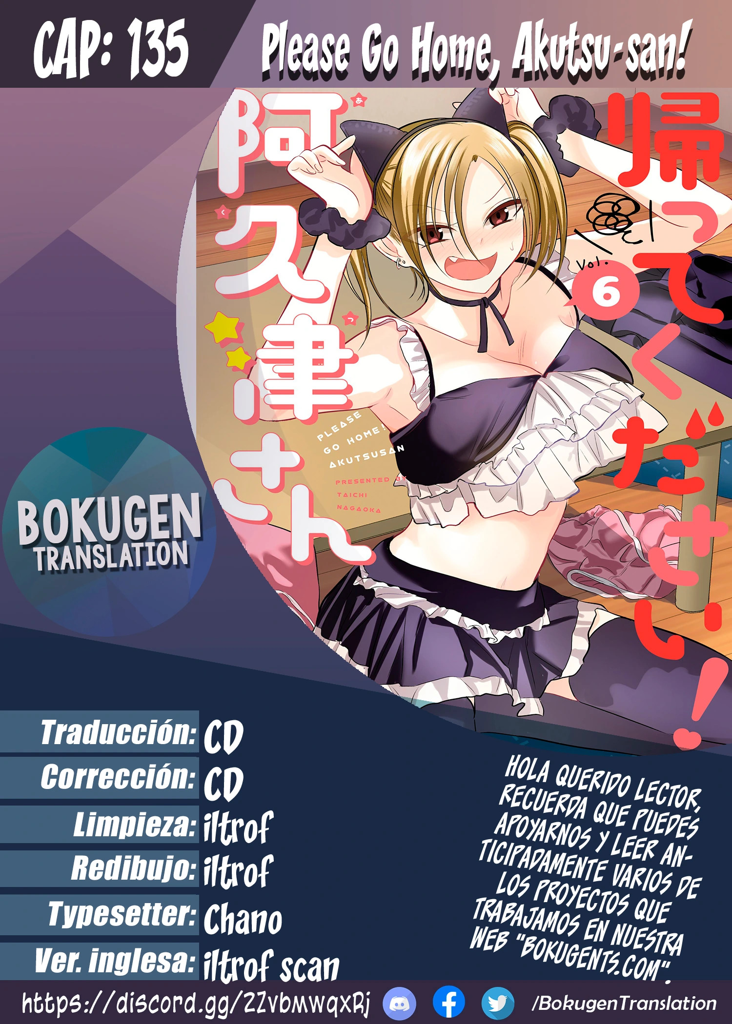 Read Kaette kudasai! Akutsu-san (es) Manga Online