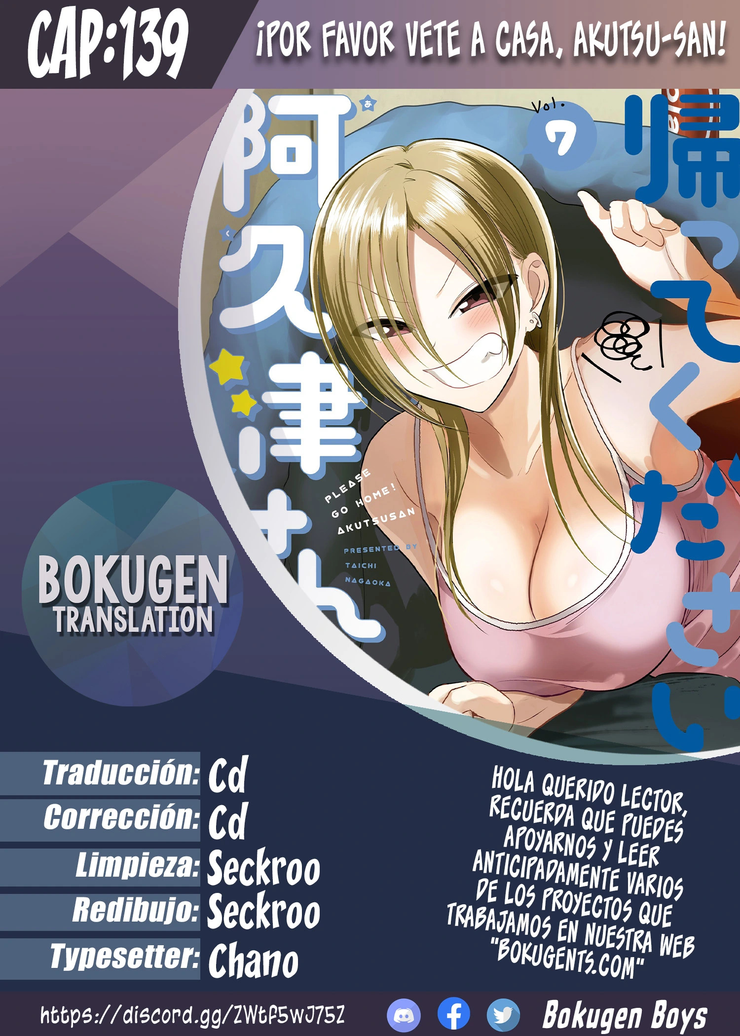 Read Kaette kudasai! Akutsu-san (es) Manga Online