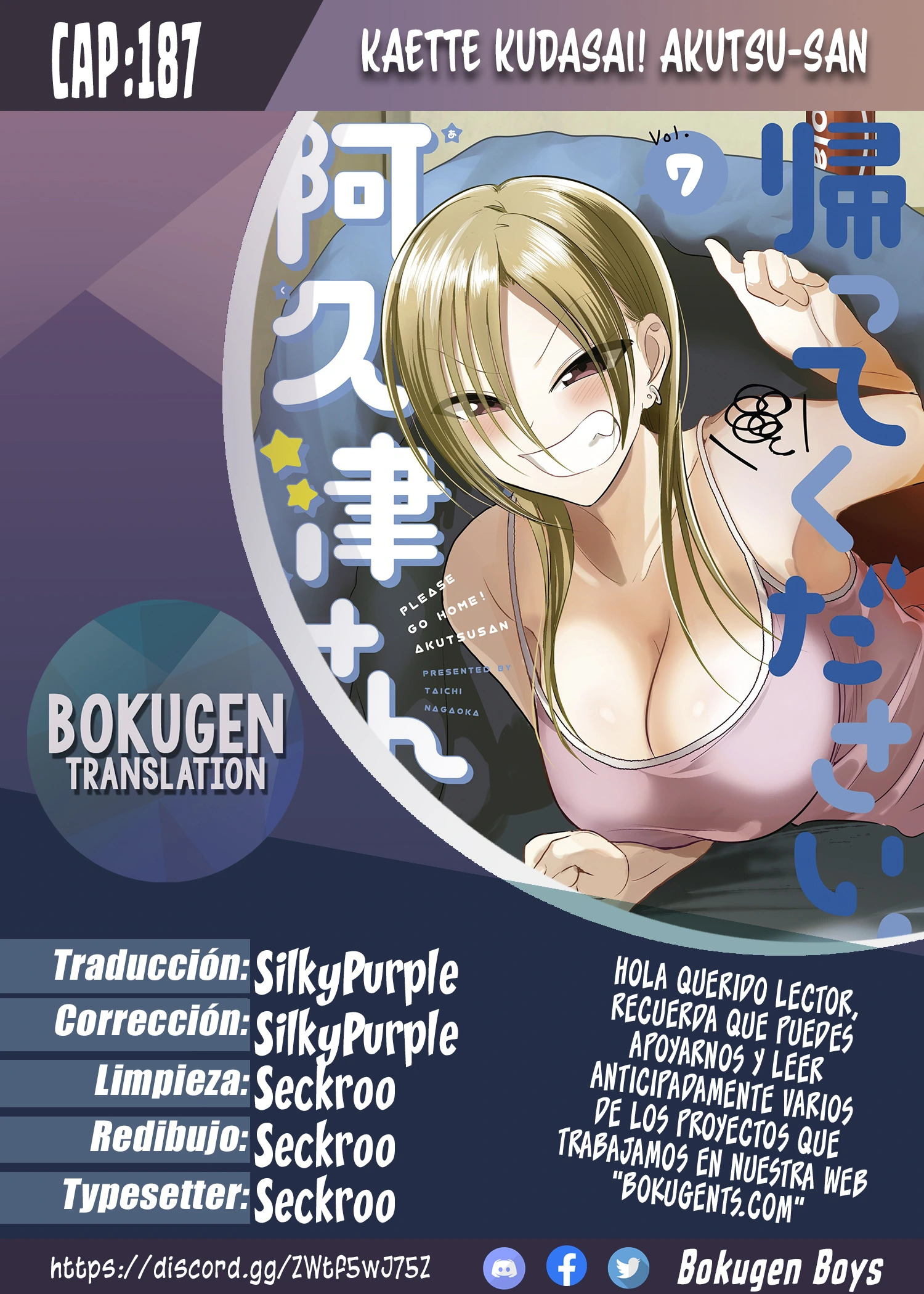 Read Kaette kudasai! Akutsu-san (es) Manga Online