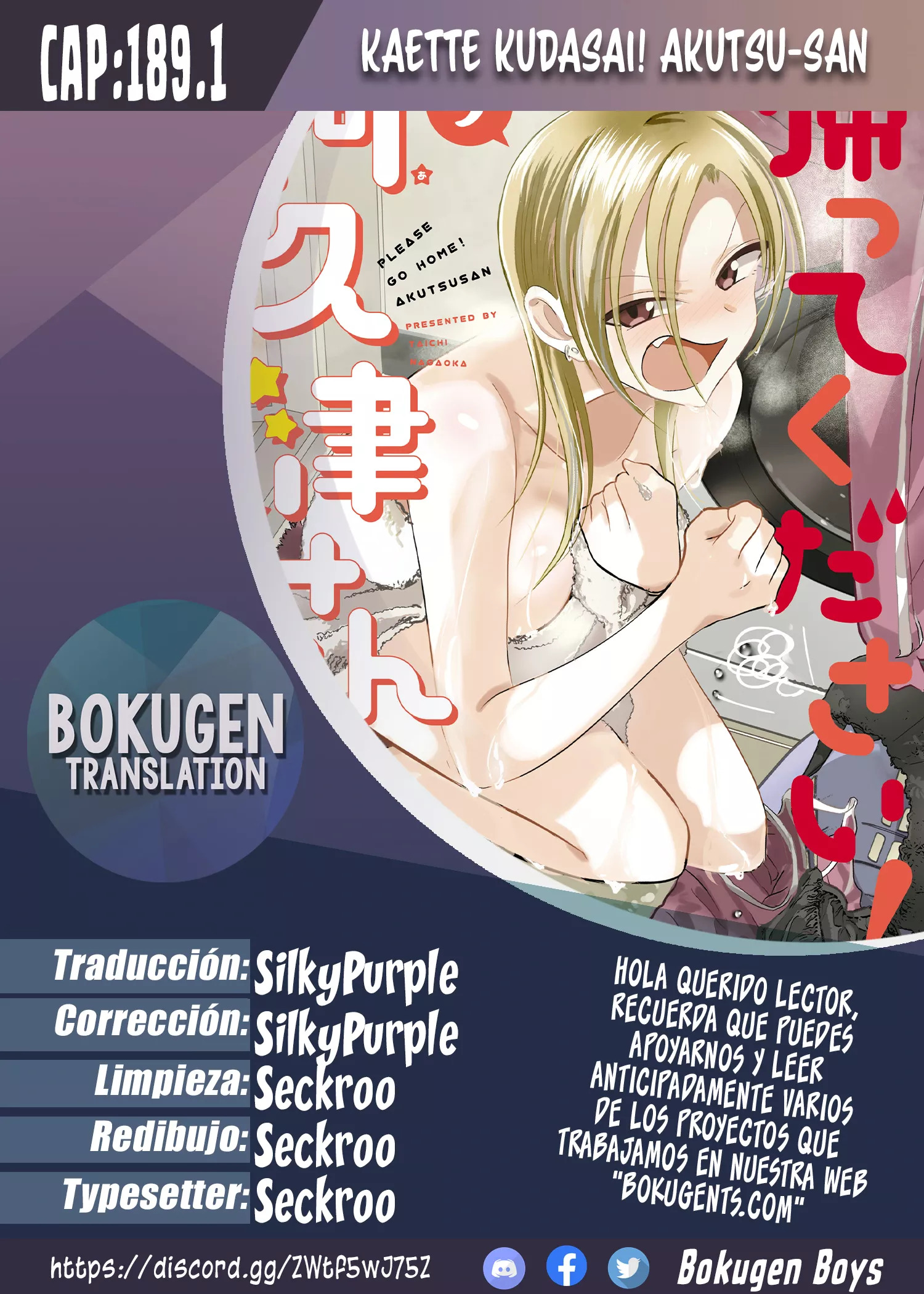 Read Kaette kudasai! Akutsu-san (es) Manga Online