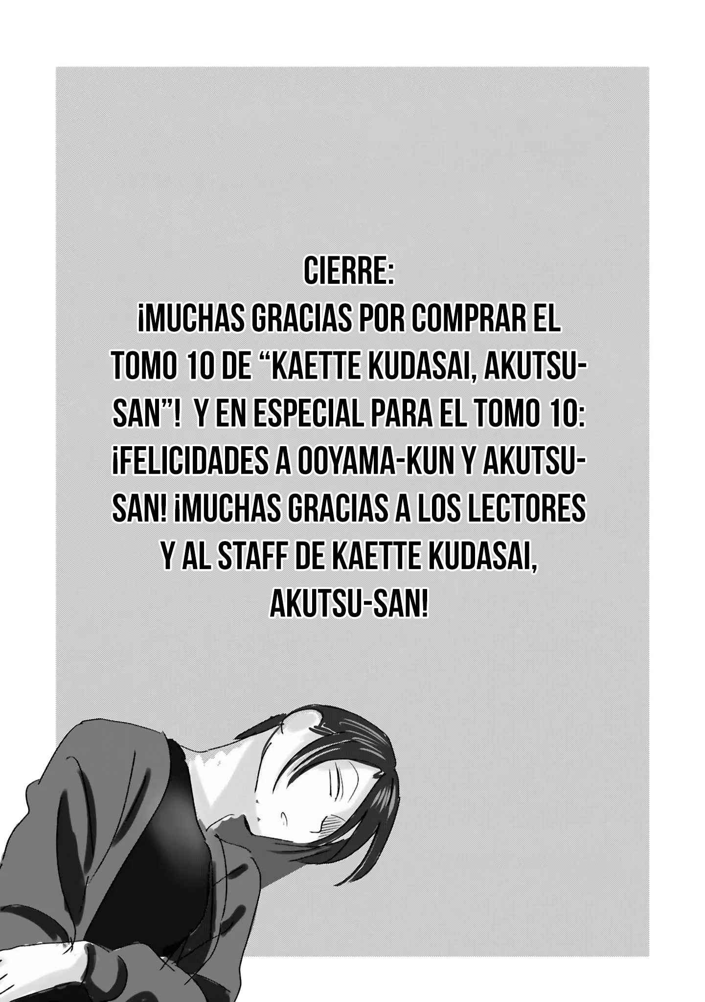 Read Kaette kudasai! Akutsu-san (es) Manga Online