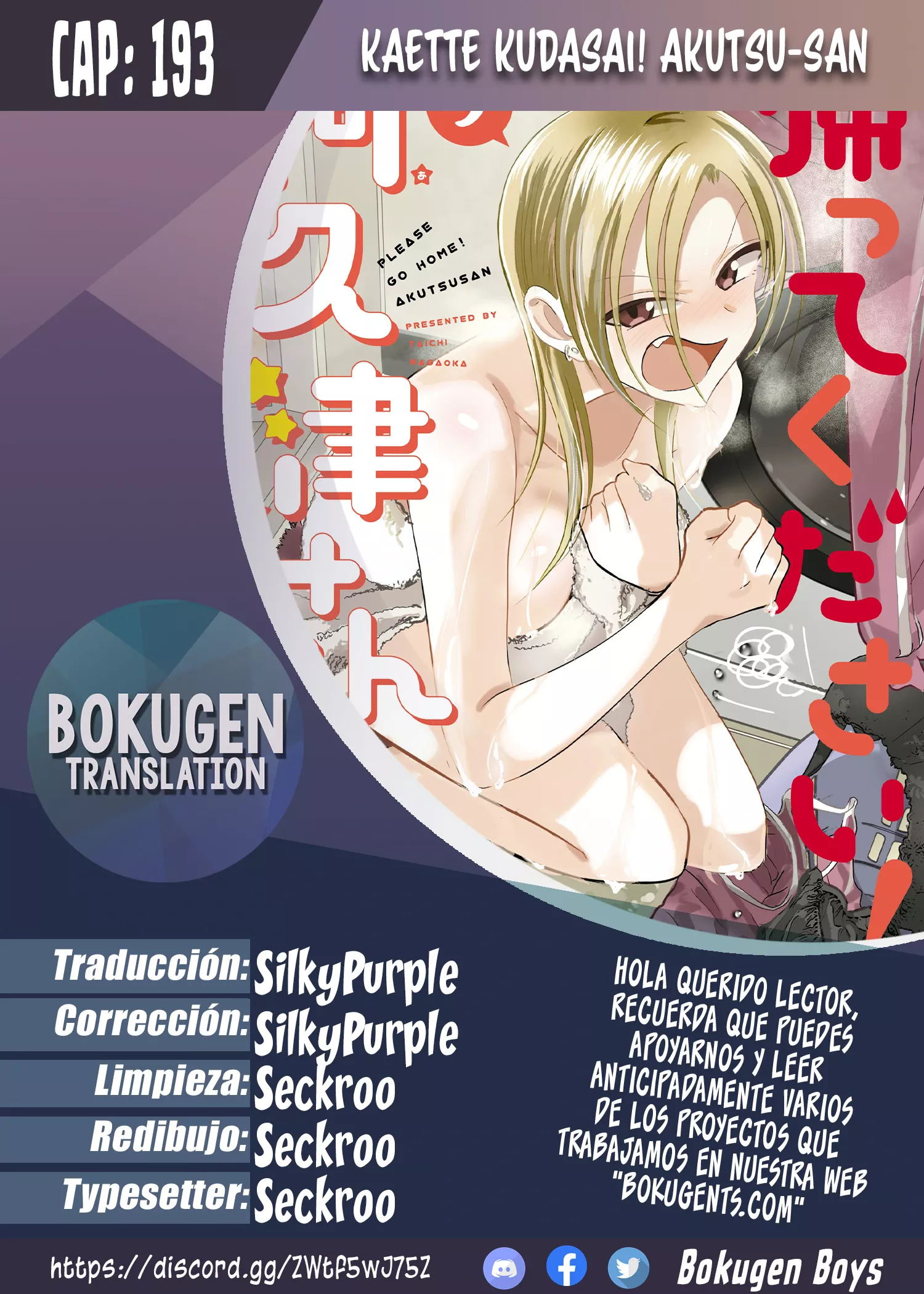 Read Kaette kudasai! Akutsu-san (es) Manga Online