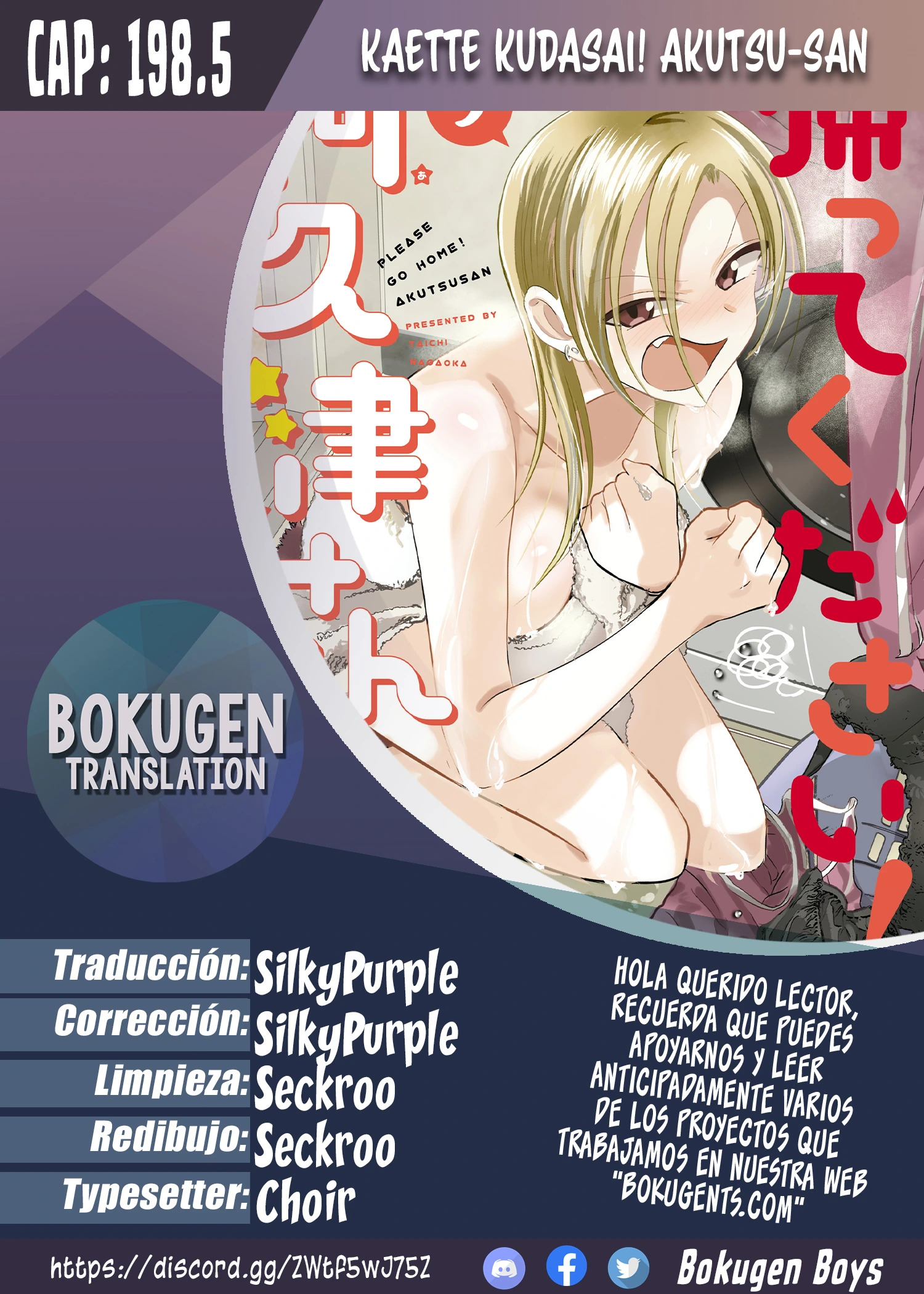 Read Kaette kudasai! Akutsu-san (es) Manga Online