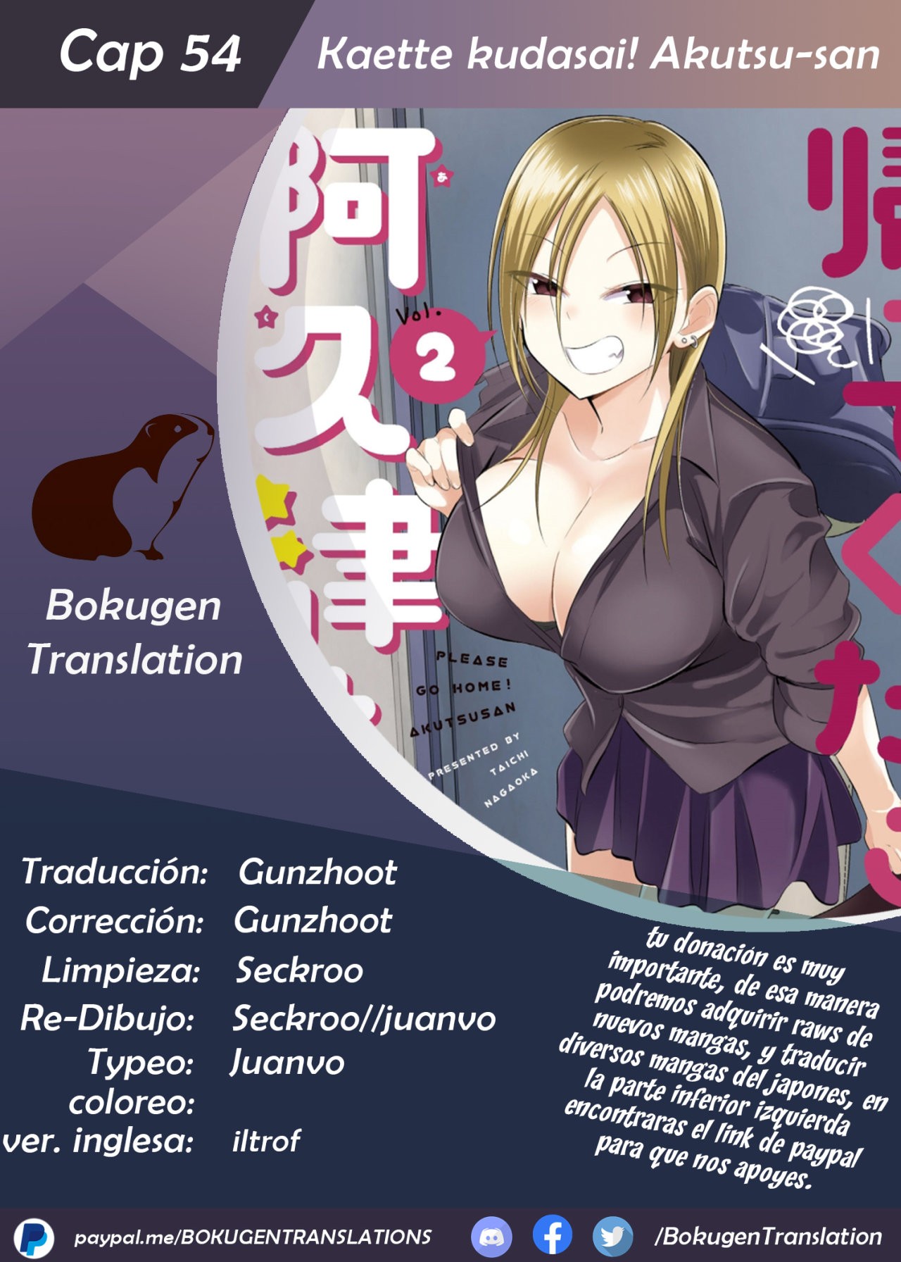 Read Kaette kudasai! Akutsu-san (es) Manga Online