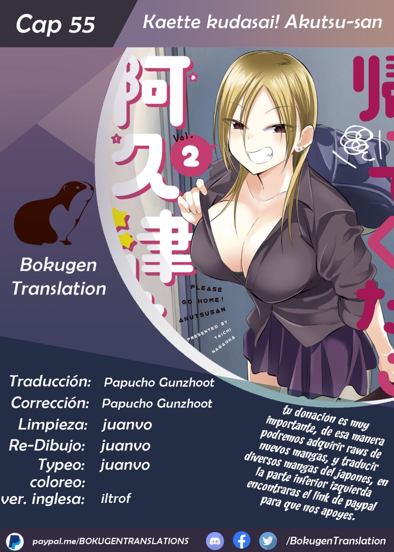 Read Kaette kudasai! Akutsu-san (es) Manga Online