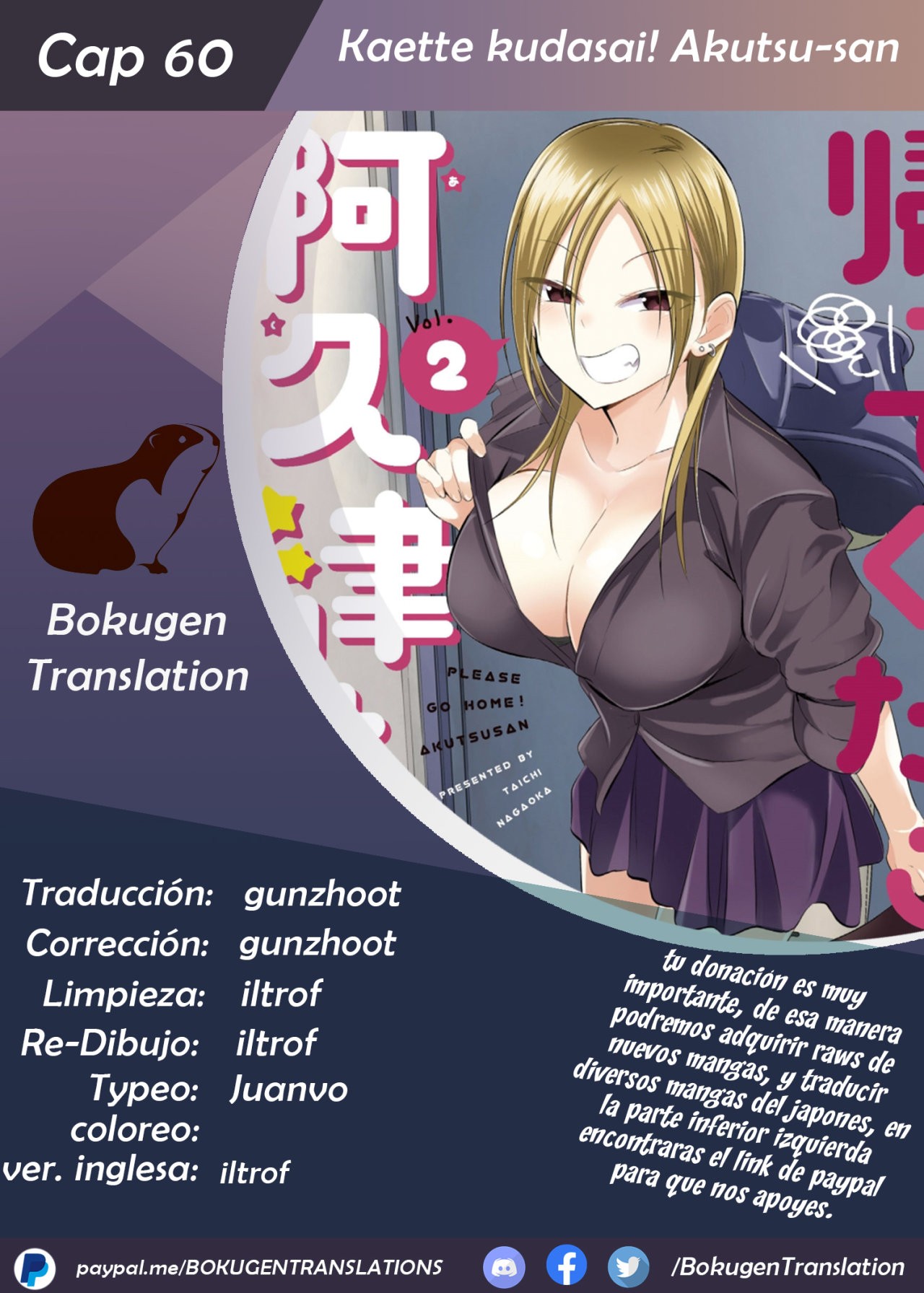 Read Kaette kudasai! Akutsu-san (es) Manga Online