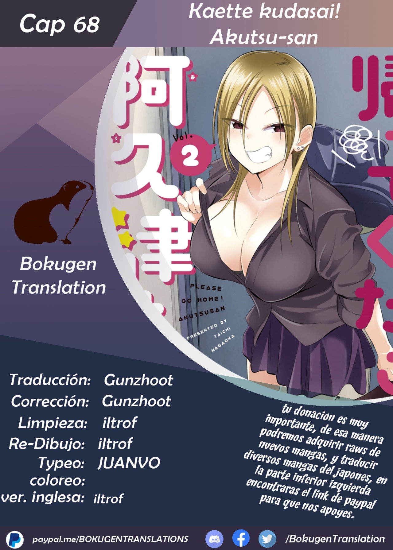 Read Kaette kudasai! Akutsu-san (es) Manga Online