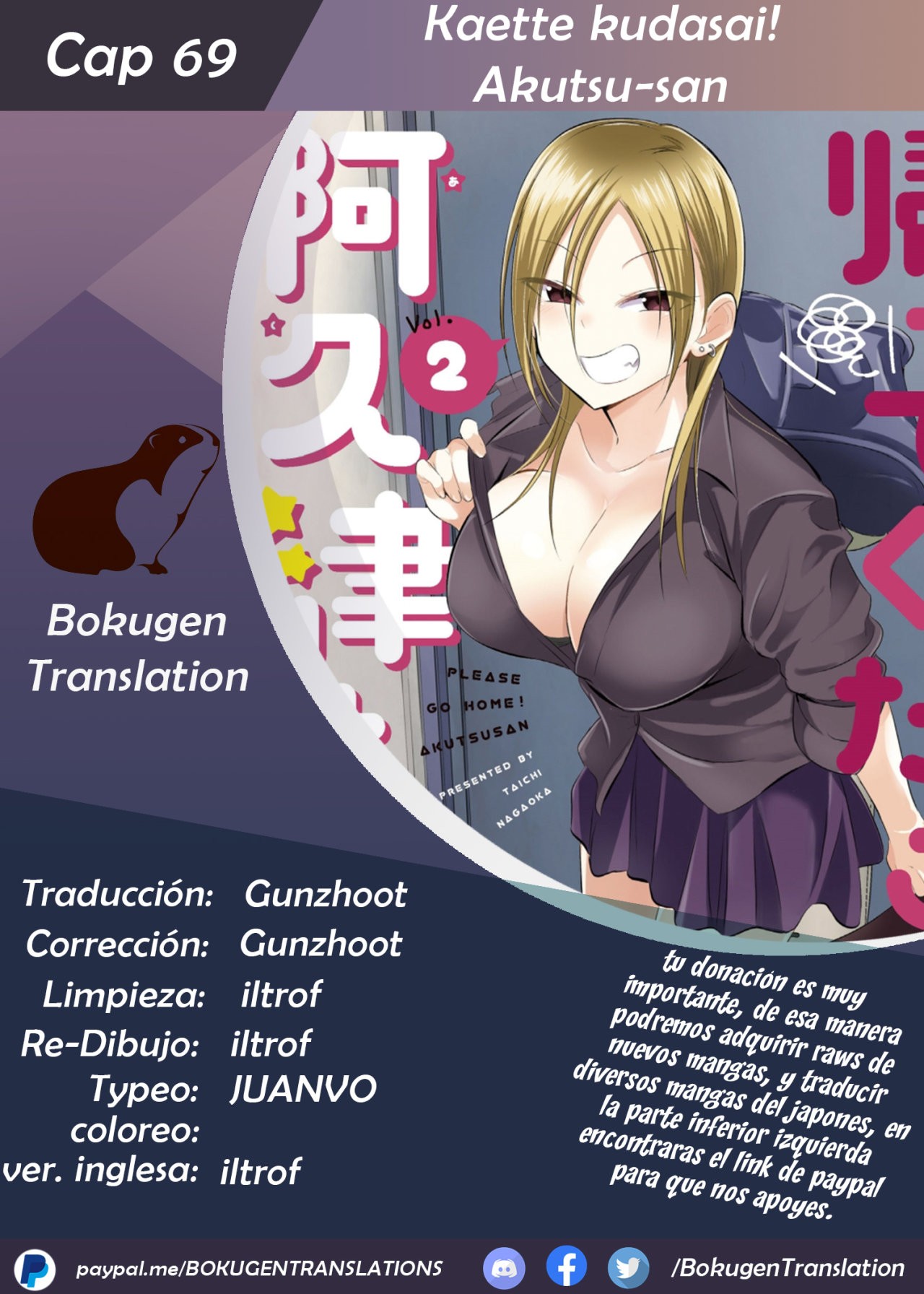 Read Kaette kudasai! Akutsu-san (es) Manga Online
