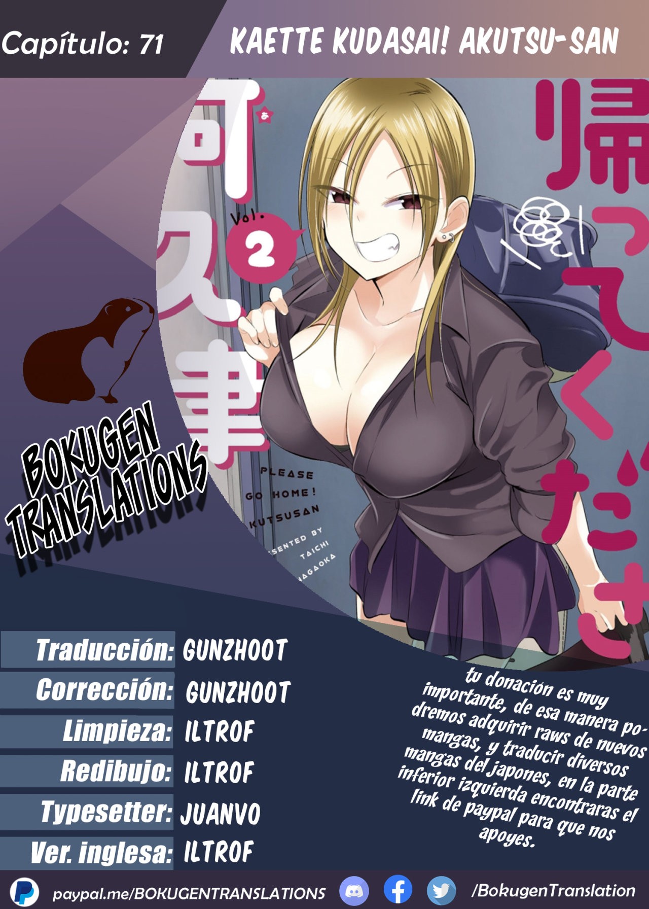Read Kaette kudasai! Akutsu-san (es) Manga Online
