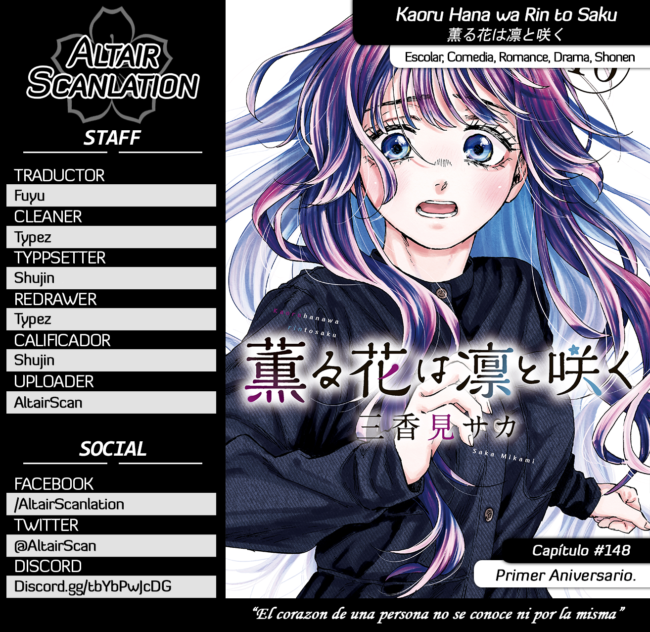 Read Kaoru Hana Wa Rin To Saku (es) Manga Online