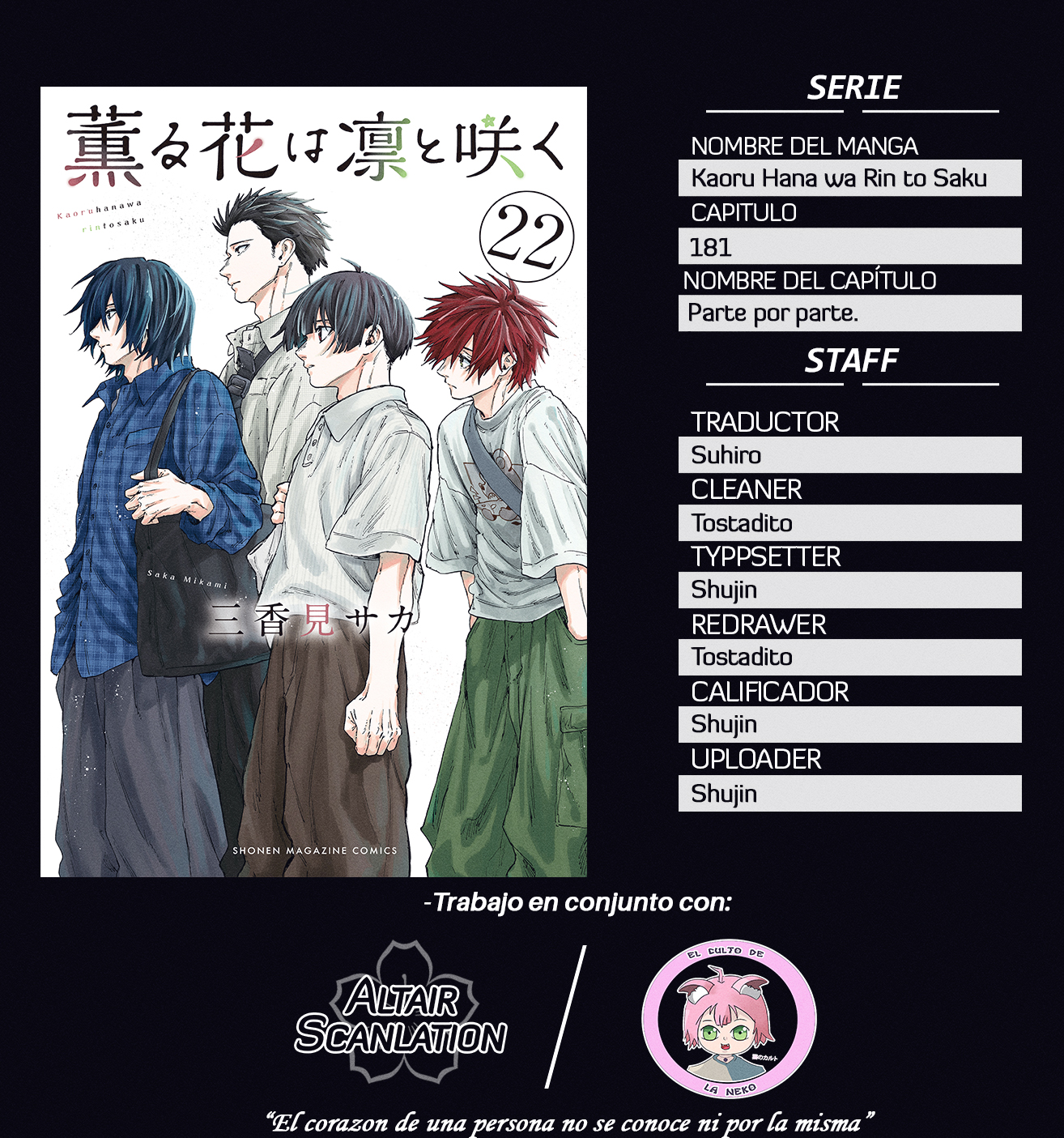 Read Kaoru Hana Wa Rin To Saku (es) Manga Online