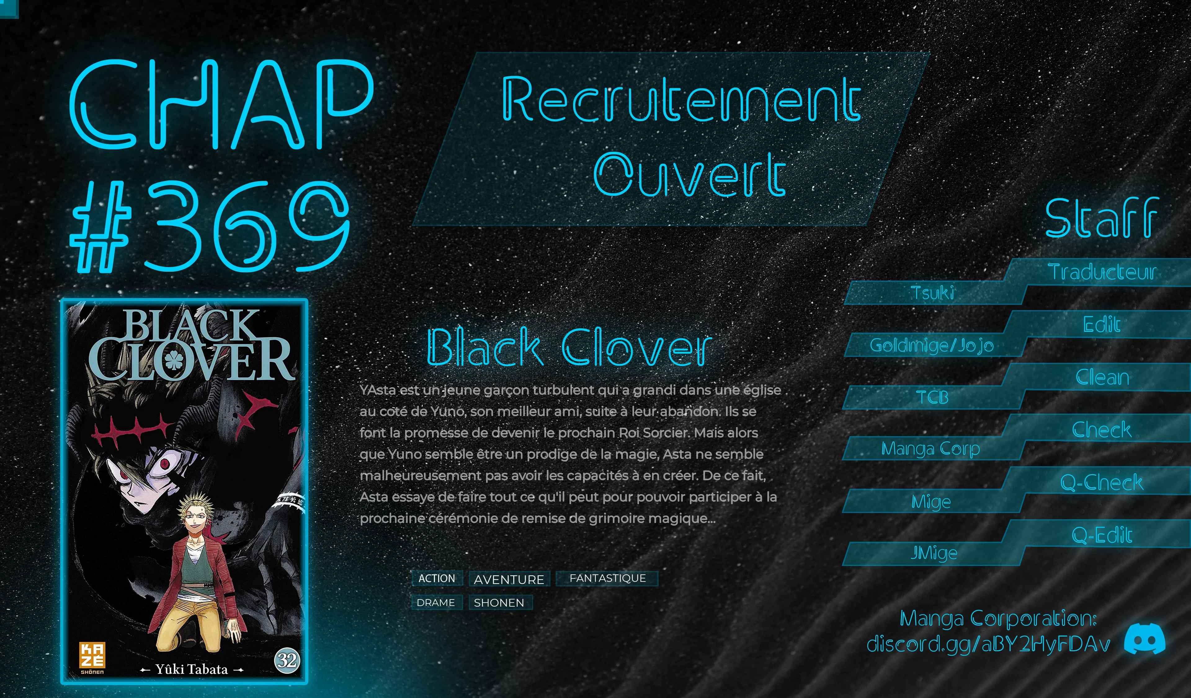 Read Black Clover (fr) Manga Online