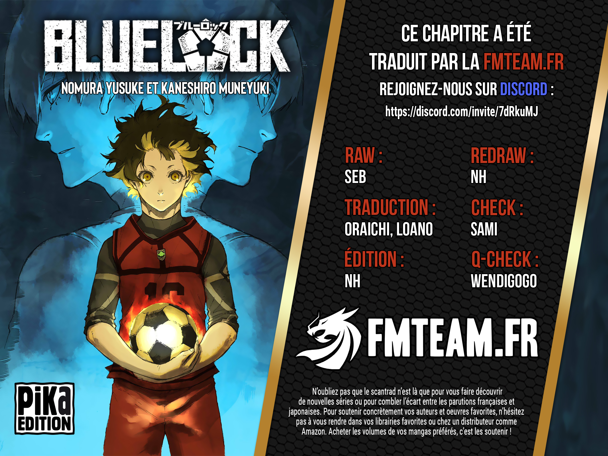 Read Blue Lock (fr) Manga Online