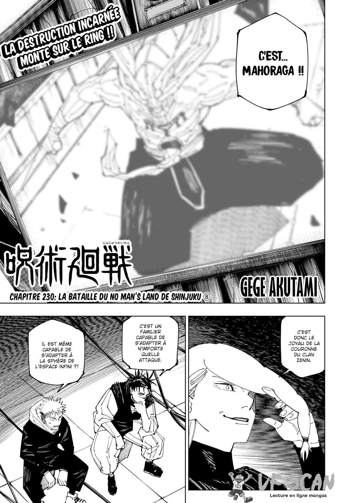 Read Jujutsu Kaisen (fr) Manga Online