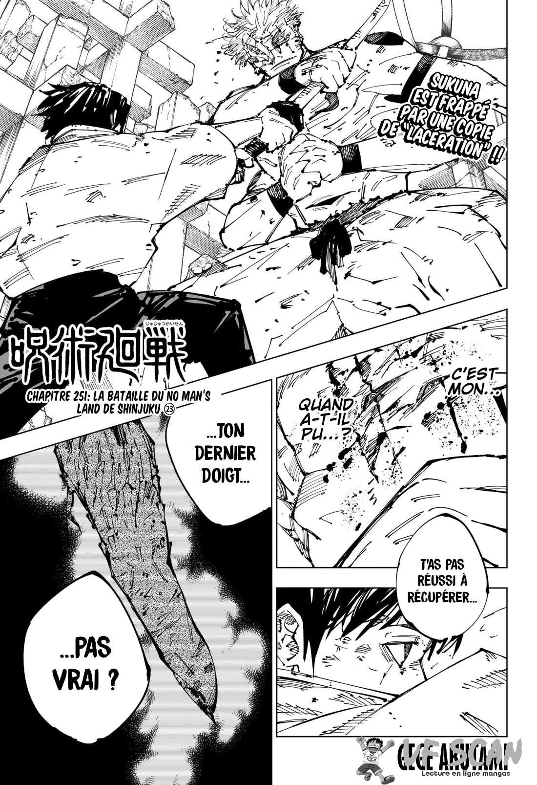 Read Jujutsu Kaisen (fr) Manga Online