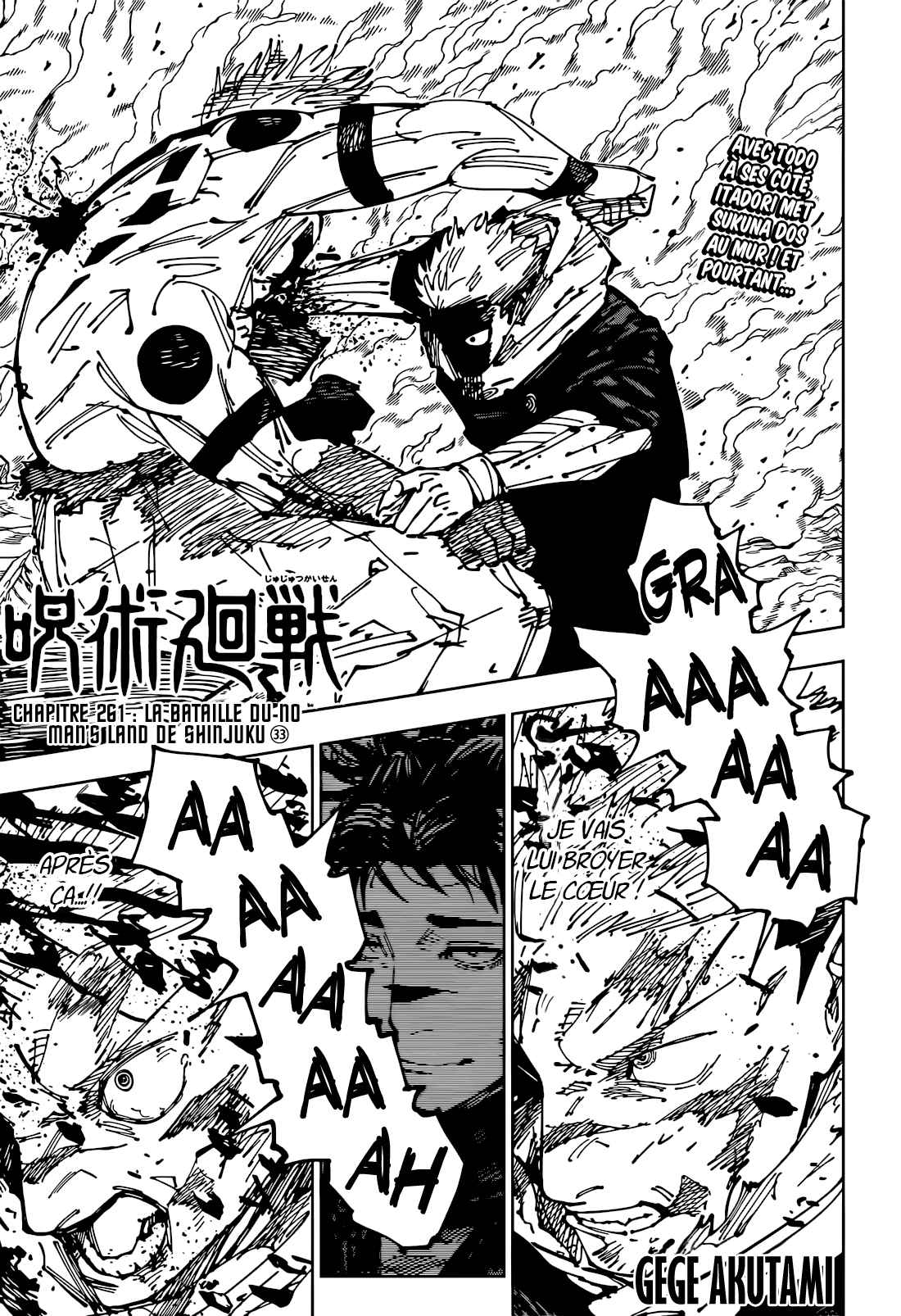 Read Jujutsu Kaisen (fr) Manga Online