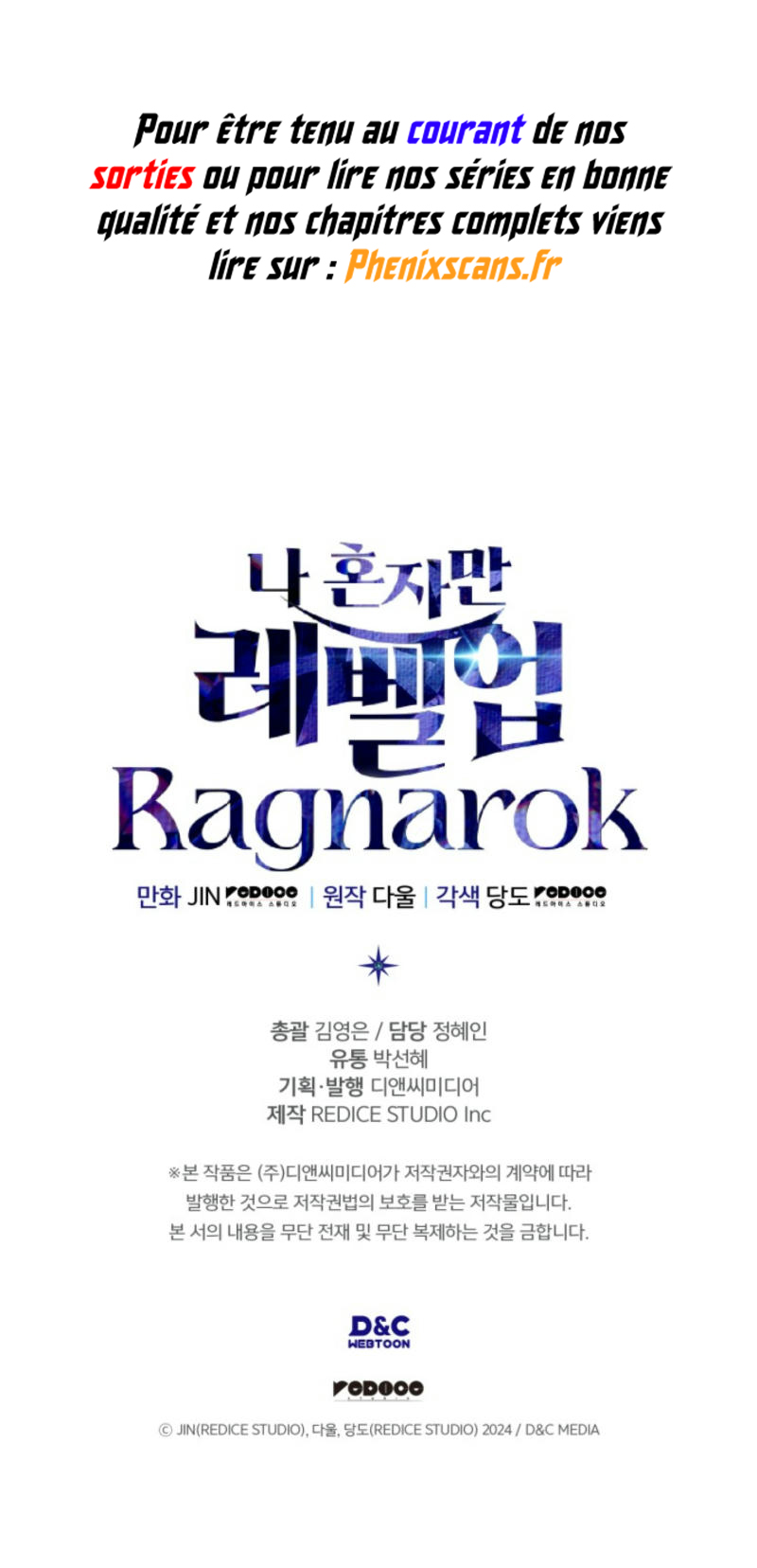 Read Solo Leveling Ragnarok (fr) Manga Online