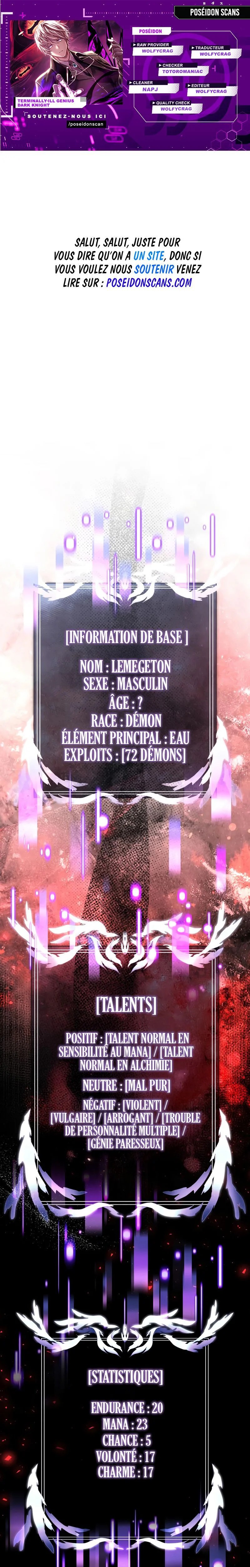 Read Terminally-Ill Genius Dark Knight (fr) Manga Online